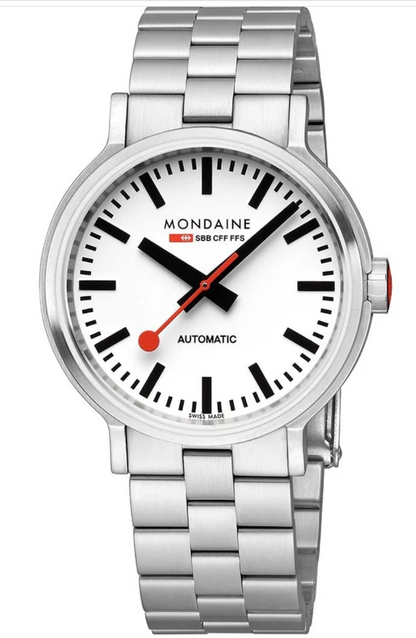 Mondaine Original Automatic Swiss Made Watch 41mm Sapphire Crystal MST.4161B.SJ