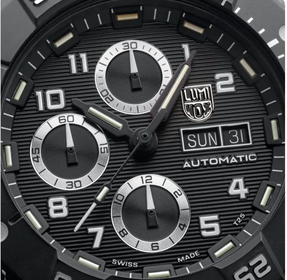 Luminox XS.3881 Master Carbon SEAL Automatic Chronograph 45mm Sapphire Crystal Swiss Men's Watch