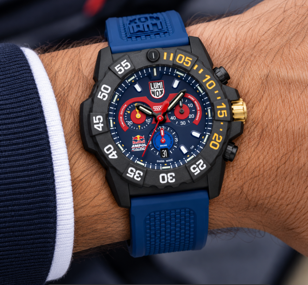 Luminox Red Bull Ampol Racing Limited Edition Swiss Made Chronograph XS.3581 Men's Watch