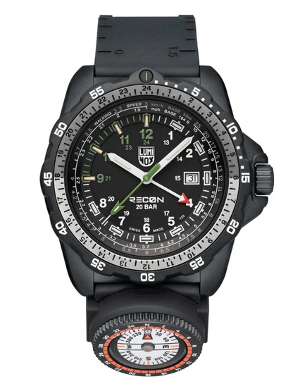 Luminox XL.8837.2 GMT Watch  Swiss Made, 200m Water Resistant, Compass Strap