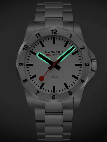 Mondaine Numeri 42 mm MSN.4211B.SK Men's Swiss Made Sapphire Crystal Watch