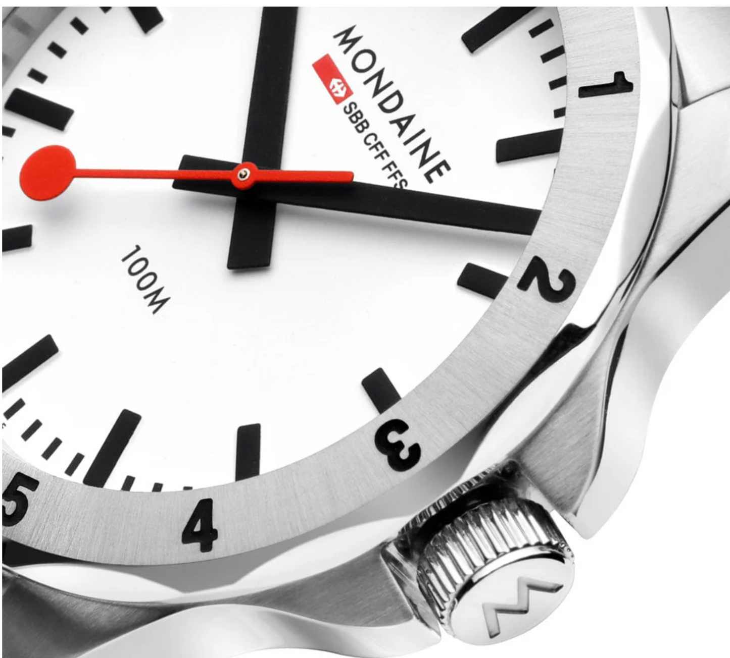 Mondaine Numeri 42 mm MSN.4211B.SK Men's Swiss Made Sapphire Crystal Watch