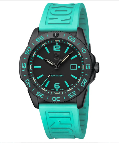 Luminox Pacific Diver 44mm Teal Limited Edition Swiss Dive Watch XS.3124.N.SET