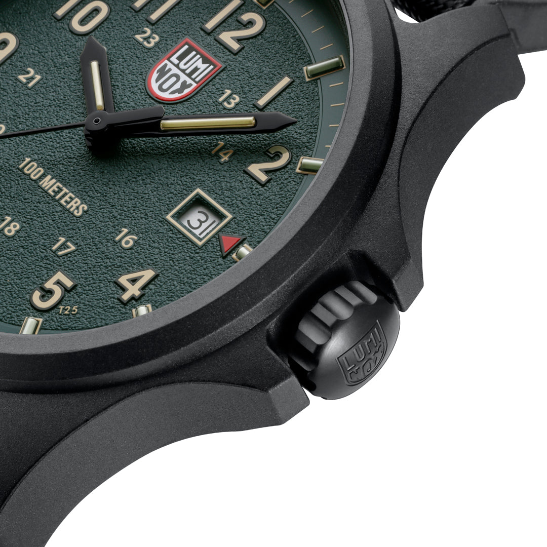 Luminox Atacama Field 1977 Swiss Made Tactical Watch Green Dial, 45mm CARBONOX™ Case XL.1977